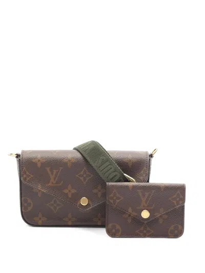 Louis Vuitton 2021s Félicie Monogram Mini Bag In Brown