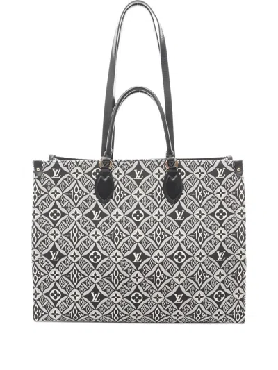 Pre-owned Louis Vuitton 2021s Gm Onthego Monogram Tote Bag In Black