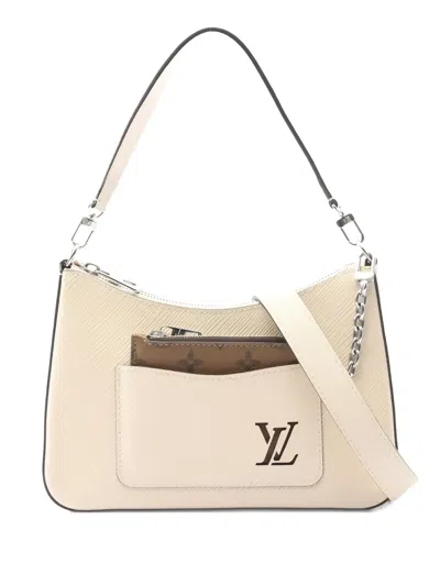 Pre-owned Louis Vuitton 2021s Marelle Epi Leather Shoulder Bag In Neutral