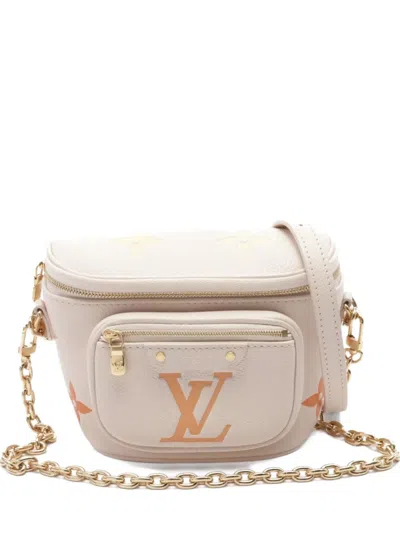 Pre-owned Louis Vuitton 2021s Mini Empreinte Cross Body Bag In White