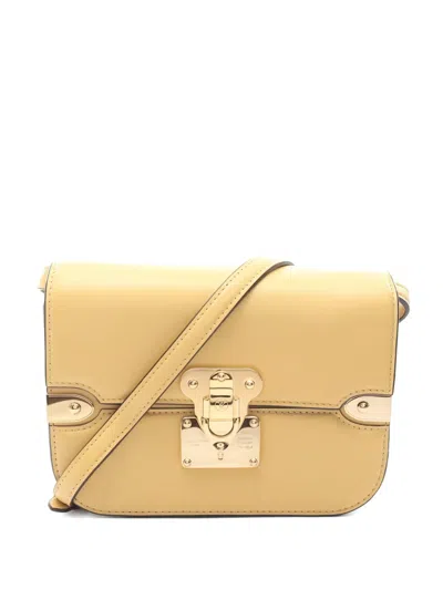 Pre-owned Louis Vuitton 2021s Mm Orsay Leather Shoulder Bag In Yellow