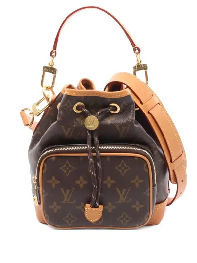 Pre-owned Louis Vuitton 2021s Noé Cargo Monogram-canvas Bucket Bag In Brown