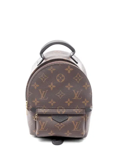 Pre-owned Louis Vuitton 2021s Palm Springs Mini Backpack In Brown