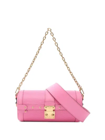 Pre-owned Louis Vuitton 2021s Papillon Trunk Two-way Handbag In Pink