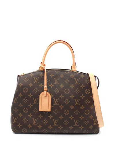 Pre-owned Louis Vuitton 2021s Petit Palais Mm Tote Bag In 褐色