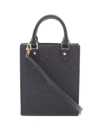 Pre-owned Louis Vuitton 2021s Petite Sac Plat Monogram Tote Bag In Blue