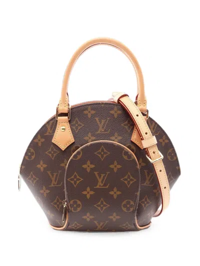 Pre-owned Louis Vuitton 2021s Pm Monogram Ellipse Tote Bag In Brown