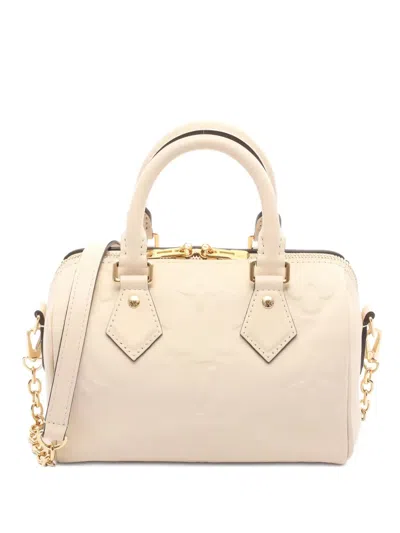 Pre-owned Louis Vuitton 2021s Speedy Bandoulière 20 Tote Bag In Neutral