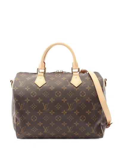 Pre-owned Louis Vuitton 2021s Speedy Bandouliere 30 Two-way Handbag In Brown