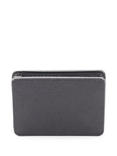 Pre-owned Louis Vuitton 2021s Taiga Ardoise Coin Purse In Gray