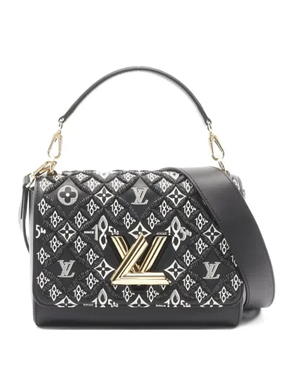 Pre-owned Louis Vuitton 2021s Twist Mm Since1854 Tote Bag In Black