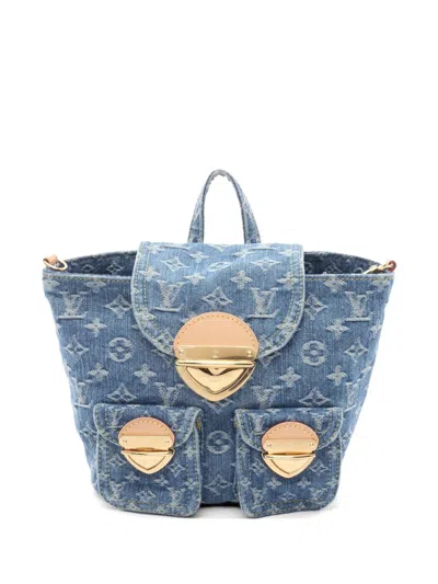 Pre-owned Louis Vuitton 2021s Venice Monogram Backpack In Blue