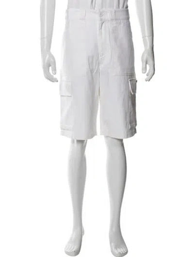 Pre-owned Louis Vuitton 2022 Cargo Shorts In White