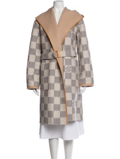 Pre-owned Louis Vuitton 2022 Cashmere Coat W/ Tags In Neutrals