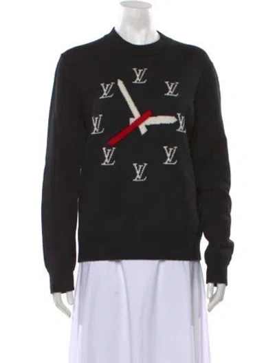 Pre-owned Louis Vuitton 2022 Cashmere Sweater In Black
