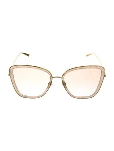 Pre-owned Louis Vuitton 2022 Cat-eye Sunglasses In Gold