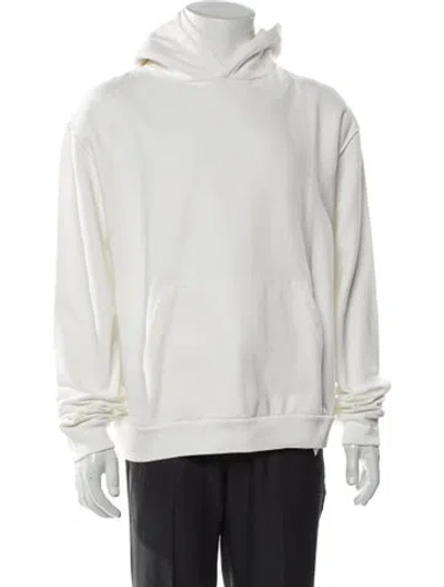 Pre-owned Louis Vuitton 2022 Crew Neck Hoodie In White