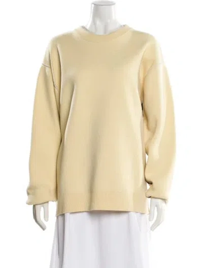 Pre-owned Louis Vuitton 2022 Crew Neck Sweater In Yellow