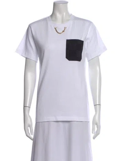 Pre-owned Louis Vuitton 2022 Crew Neck T-shirt W/ Tags In White