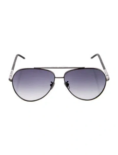 Pre-owned Louis Vuitton 2022 Damier Graphite Pattern Sunglasses In Black