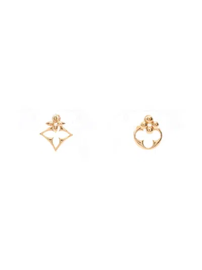 Pre-owned Louis Vuitton 2022 Dreille Puss Lv Flowergram Earrings