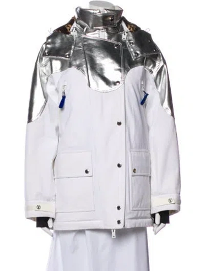 Pre-owned Louis Vuitton 2022 'electric Ski' Coat In White