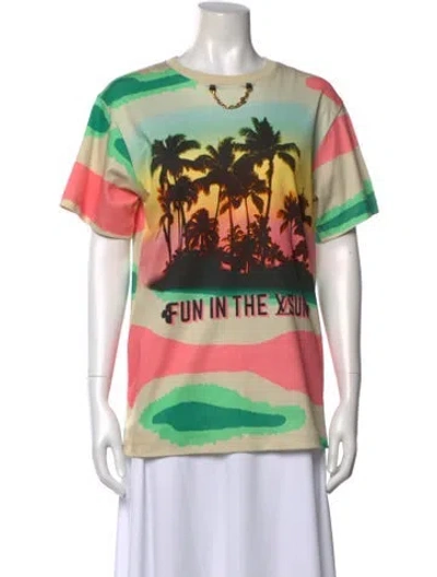 Pre-owned Louis Vuitton 2022 Fun In The Sun T-shirt In Neutral