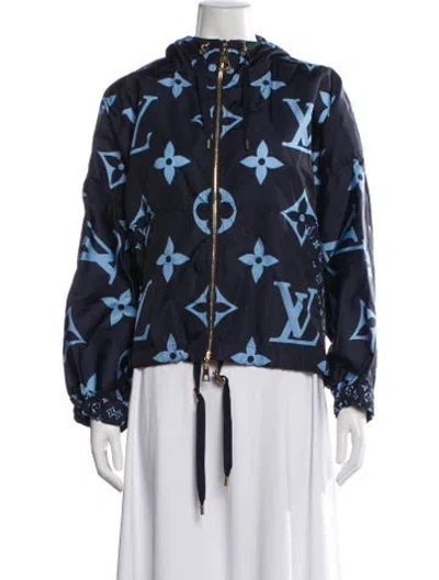 Pre-owned Louis Vuitton 2022 Graphic Print Jacket W/ Tags In Blue