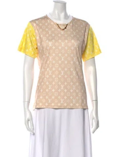 Pre-owned Louis Vuitton 2022 Graphic Print T-shirt In Pink