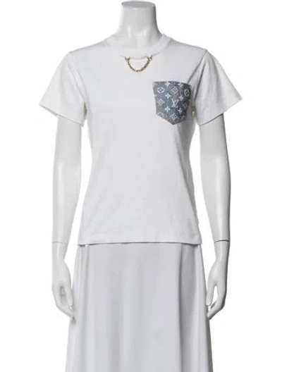 Pre-owned Louis Vuitton 2022 Graphic Print T-shirt In White