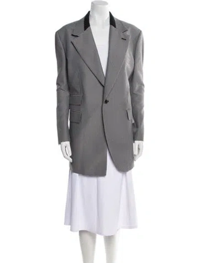 Pre-owned Louis Vuitton 2022 Houndstooth Print Blazer In Multi