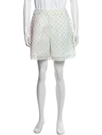 Pre-owned Louis Vuitton 2022 Jogger Shorts In White