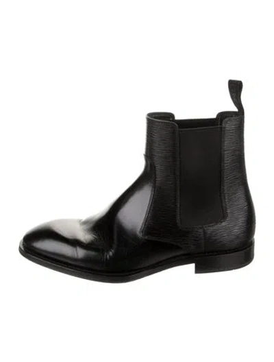 Pre-owned Louis Vuitton 2022 Kensington Chelsea Boots In Black