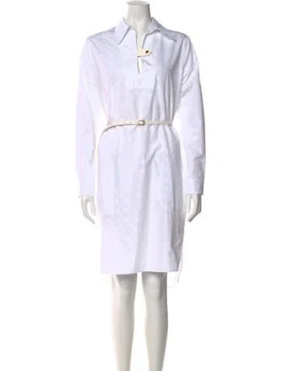 Pre-owned Louis Vuitton 2022 Knee-length Dress In Neutral