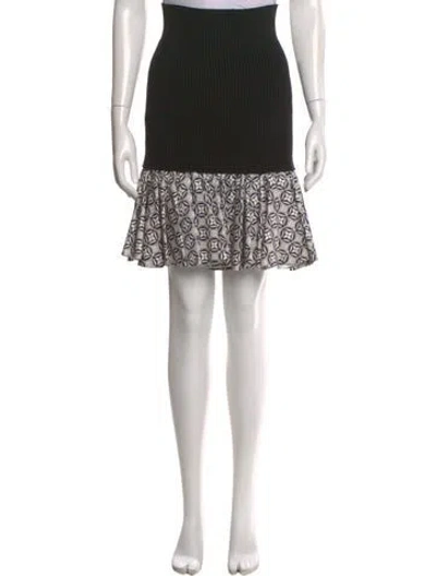Pre-owned Louis Vuitton 2022 Knee-length Skirt In Black