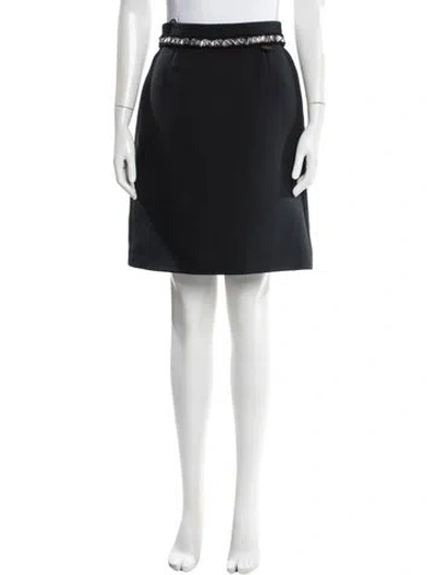 Pre-owned Louis Vuitton 2022 Knee-length Skirt In Black