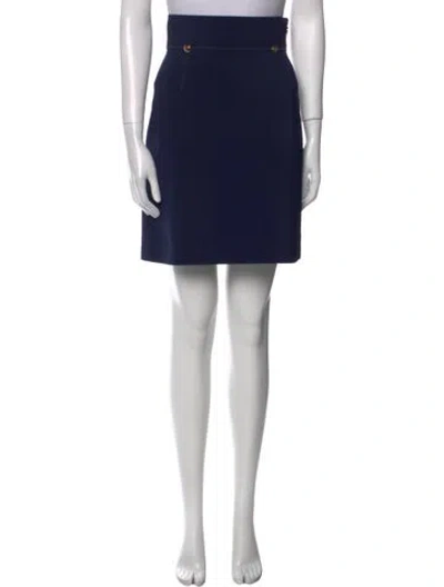 Pre-owned Louis Vuitton 2022 Knee-length Skirt In Blue