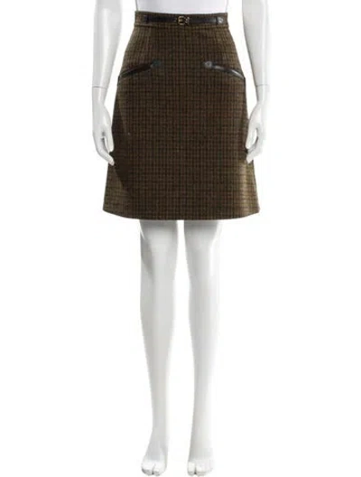 Pre-owned Louis Vuitton 2022 Knee-length Skirt In Brown