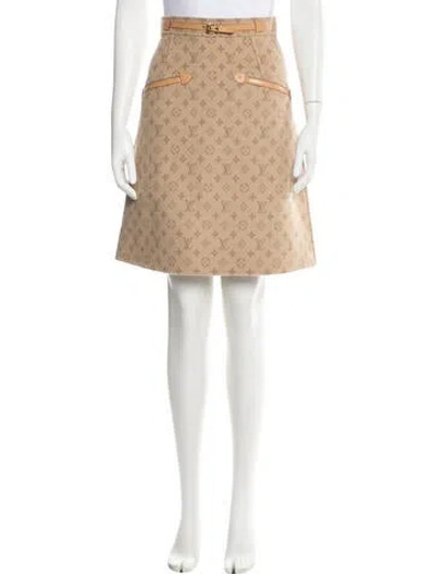Pre-owned Louis Vuitton 2022 Knee-length Skirt In Neutral