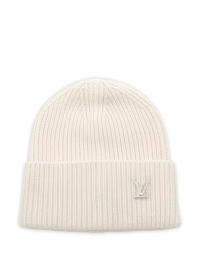 Pre-owned Louis Vuitton 2022 Logo-detail Beanie In Neutral