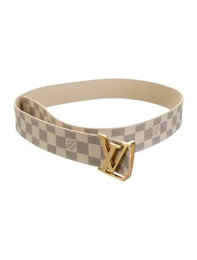 Pre-owned Louis Vuitton 2022 Lv Initiales 40mm Belt In Neutrals