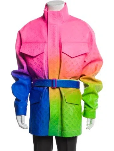 Pre-owned Louis Vuitton 2022 Lv Monogram Jacket In Pink