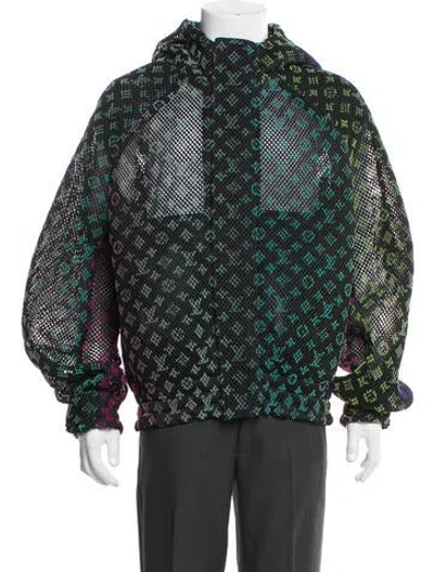 Pre-owned Louis Vuitton 2022 Lv Monogram Puffer Coat In Black