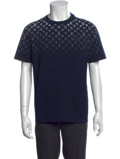 Pre-owned Louis Vuitton 2022 Lv Monogram T-shirt In Blue