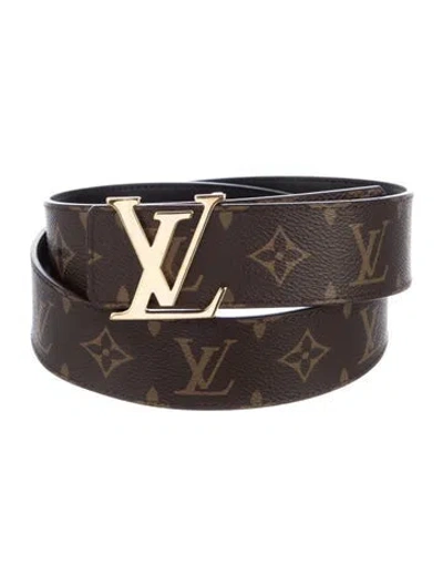 Pre-owned Louis Vuitton 2022 Lv Monogram Waist Belt In Brown