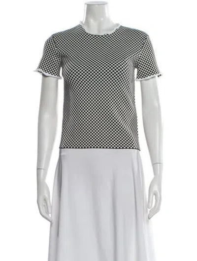 Pre-owned Louis Vuitton 2022 Micro Check T-shirt In White