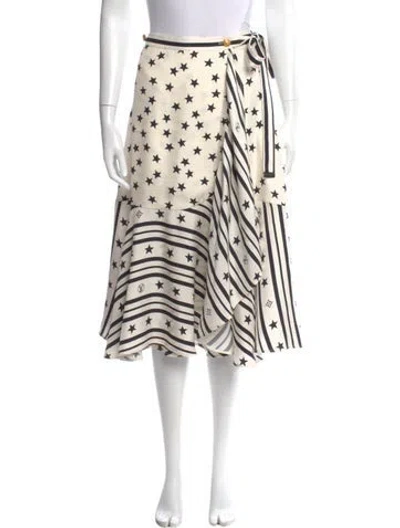 Pre-owned Louis Vuitton 2022 Midi Length Skirt In White