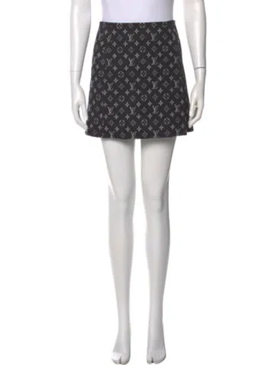 Pre-owned Louis Vuitton 2022 Mini Skirt In Black