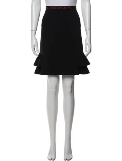 Pre-owned Louis Vuitton 2022 Mini Skirt In Black