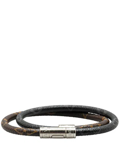 Pre-owned Louis Vuitton 2022 Monogram Keep It Double Bracelet Costume Bracelet In 褐色